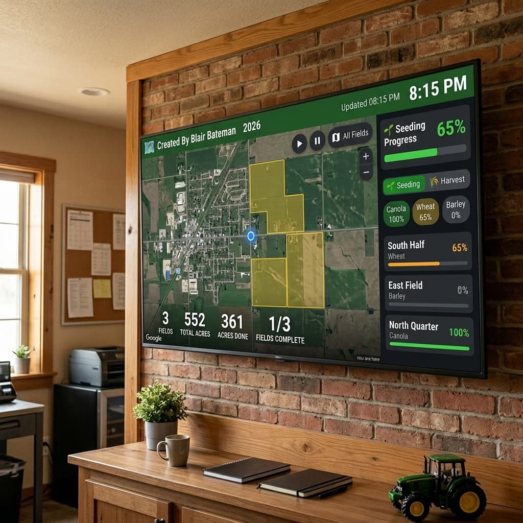 Digital Ag Map Dashboard
